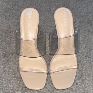 Sincerely Jules Transparent Strap Sandals